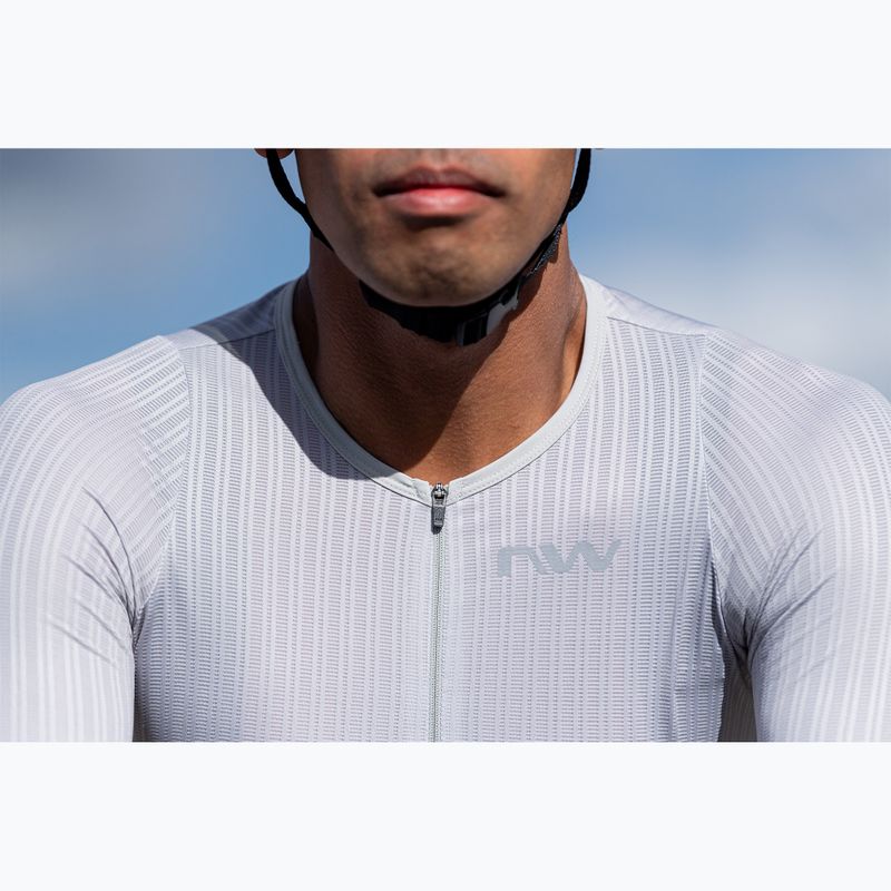 Men's Northwave Extreme Ultra Light light grey cycle jersey 5