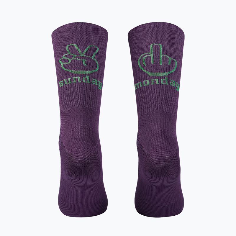 Northwave Sunday Monday socks dark purple
