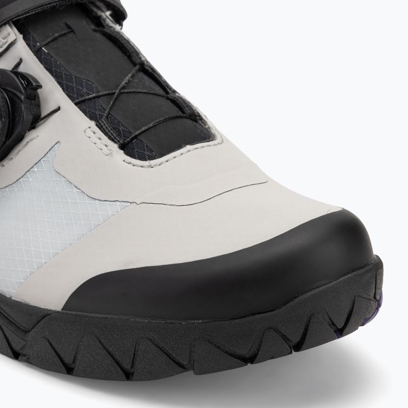 Men's MTB cycling shoes Northwave Overland Plus light grey/dark purple 7