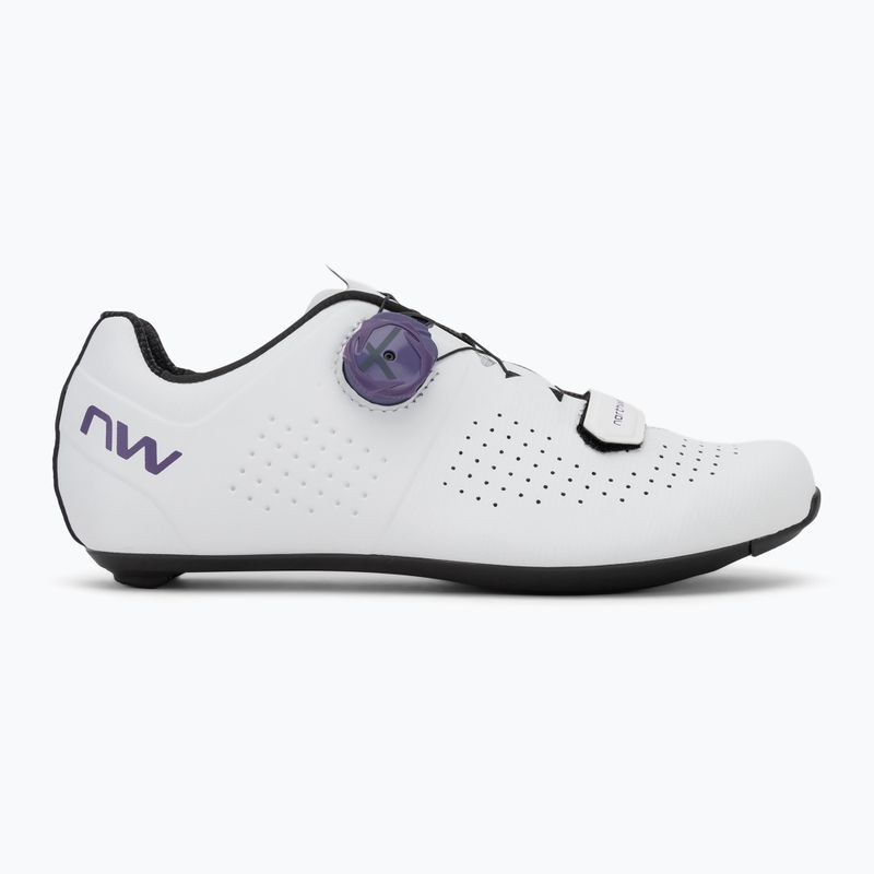Northwave Storm Carbon white/dark purple women's road shoes 3