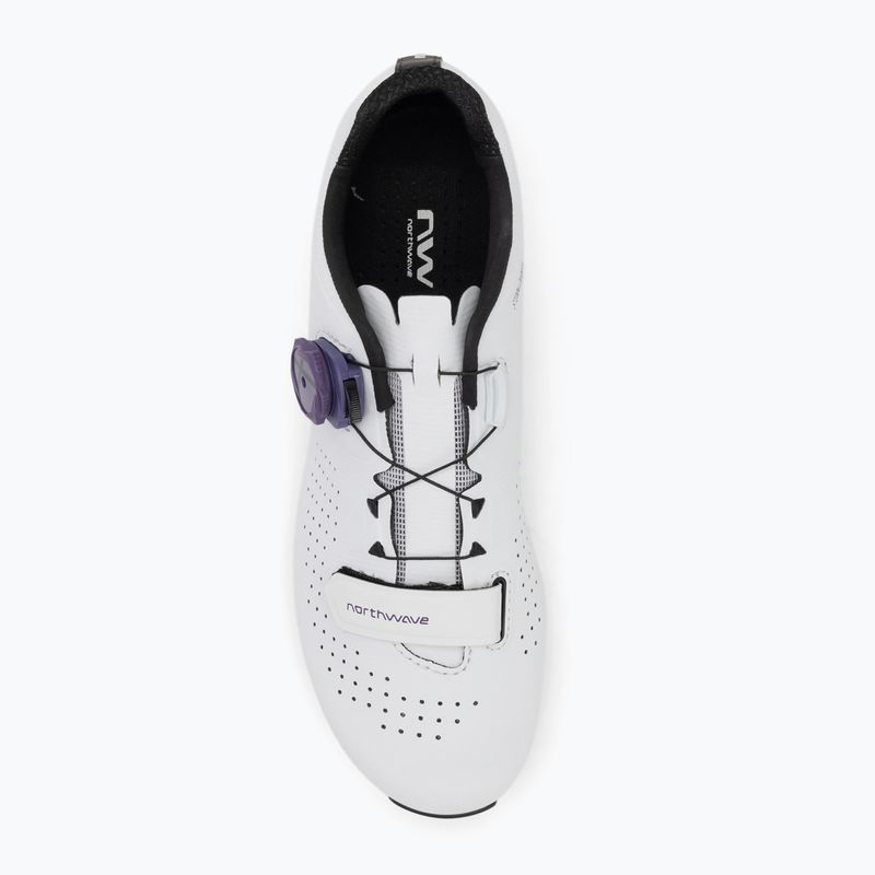 Northwave Storm Carbon white/dark purple women's road shoes 5