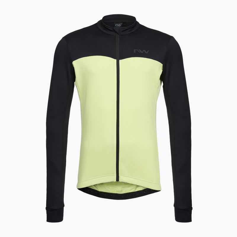 Men's Northwave Force 2 Jersey FZ cool matcha/black cycling sweatshirt