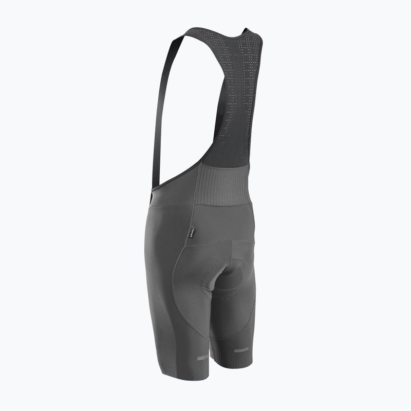 Men's Northwave Fast Bibshort cycling shorts dark grey 2
