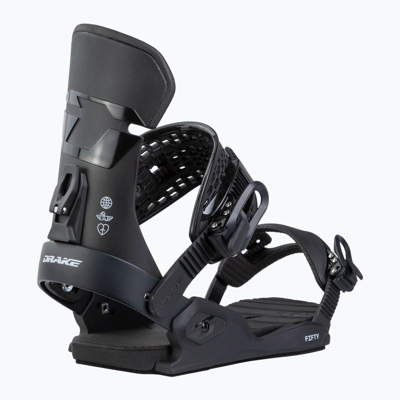 Men's snowboard bindings Drake Fifty black 3