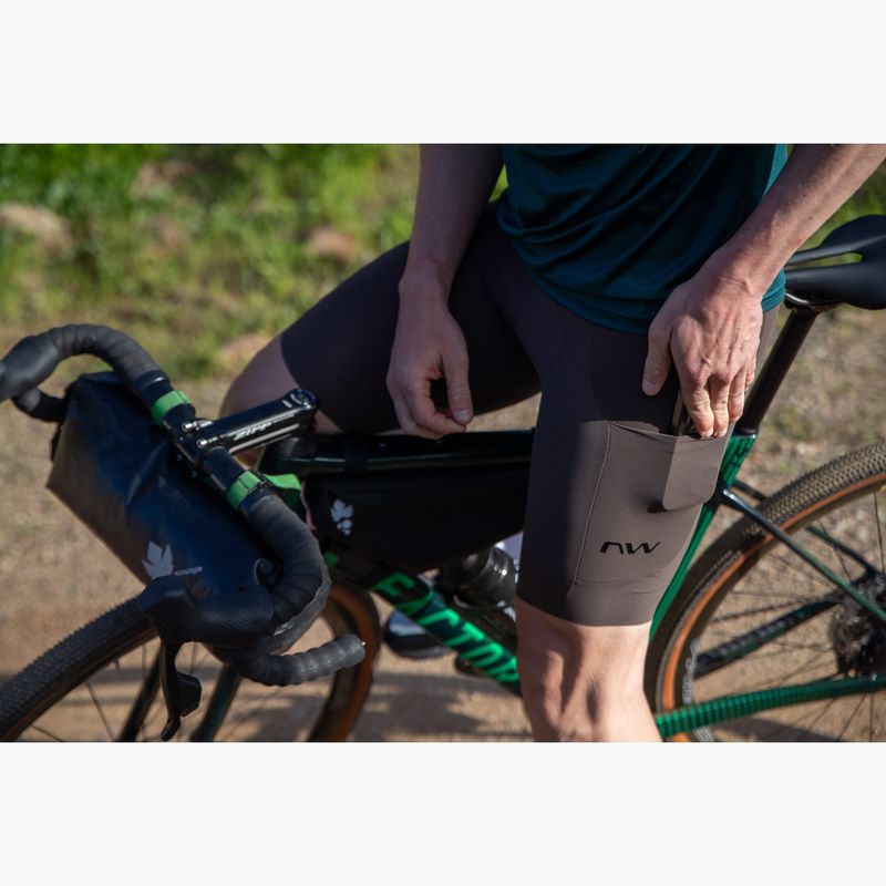 Men's cycling shorts Northwave Extreme brown 6