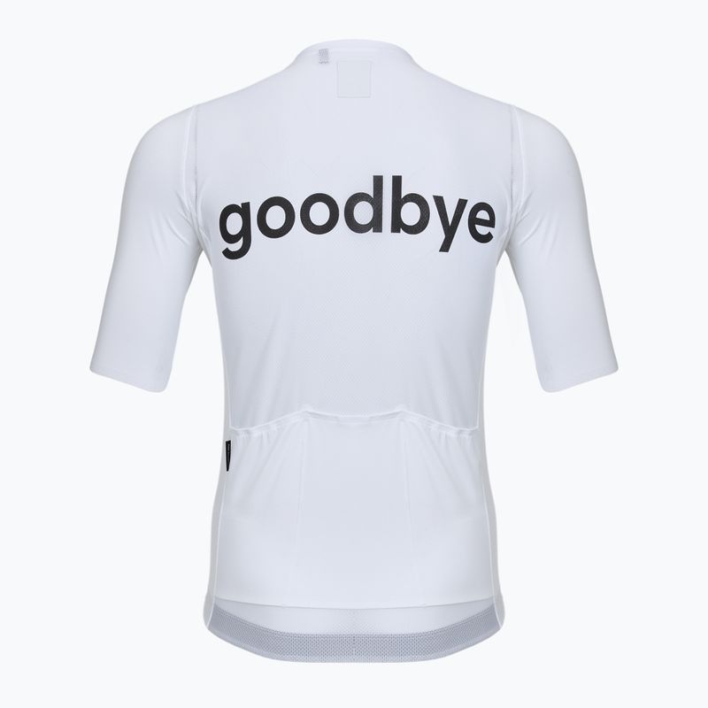 Men's cycling jersey Northwave Blade Hello Goodbye white 2