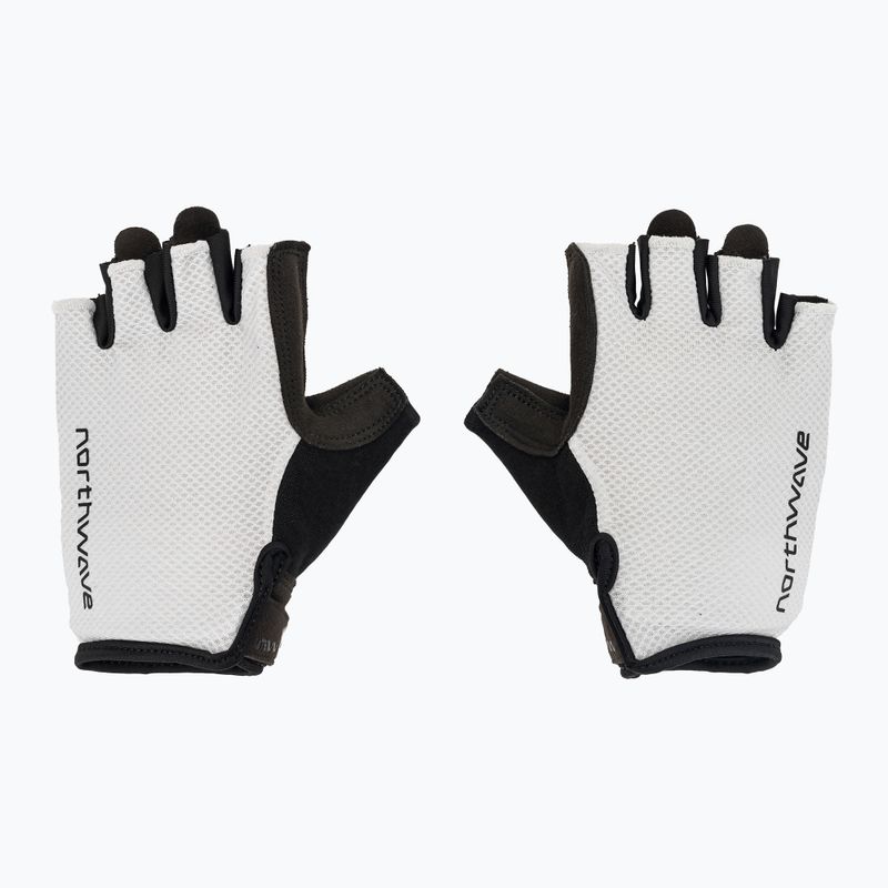Men's cycling gloves Northwave Active Max Short Finger light grey 2