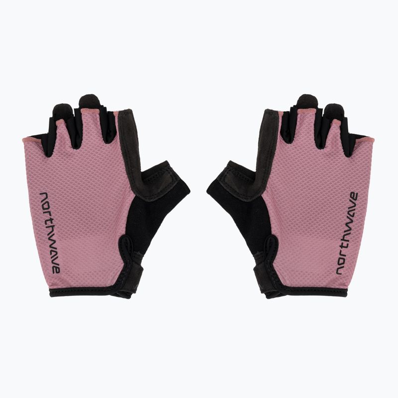 Women's cycling gloves Northwave Active Max Short Finger dusty malva 2