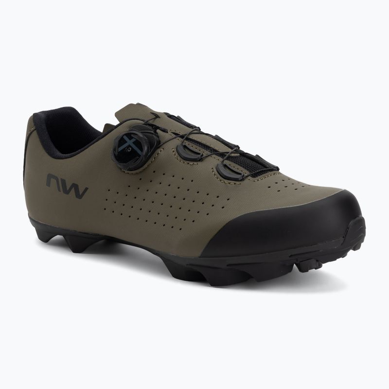 Men's cycling shoes MTB Northwave Scorpius Plus green forest/black