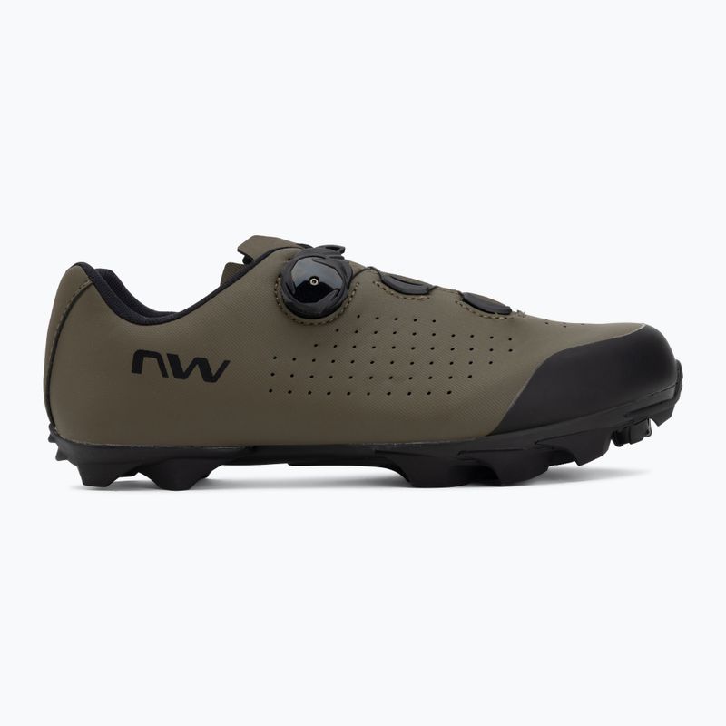 Men's cycling shoes MTB Northwave Scorpius Plus green forest/black 2