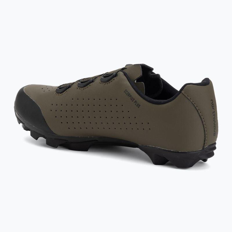 Men's cycling shoes MTB Northwave Scorpius Plus green forest/black 3