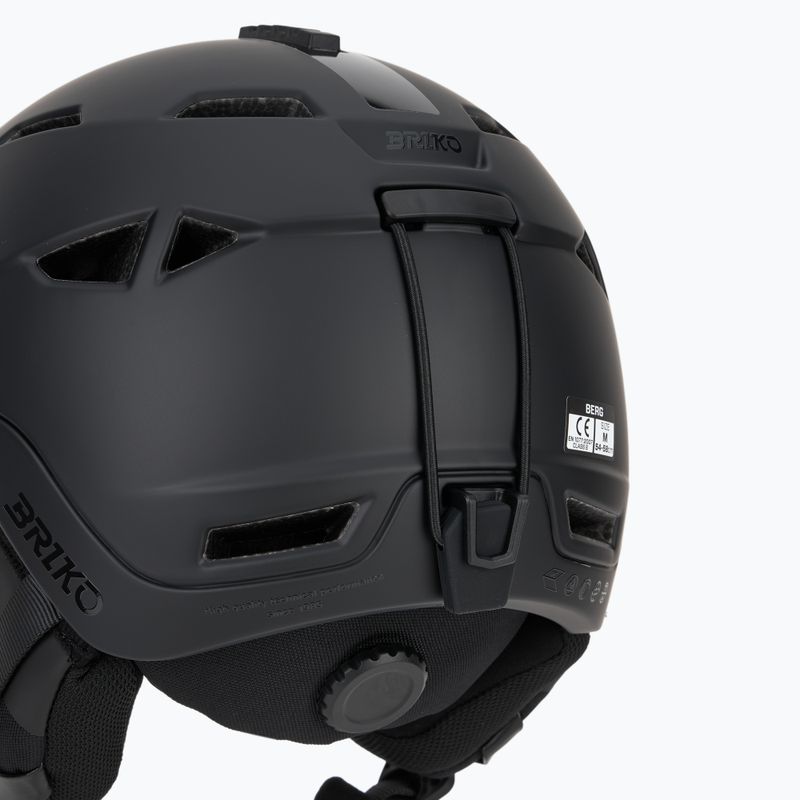 Ski helmet Briko Berg matt black 8