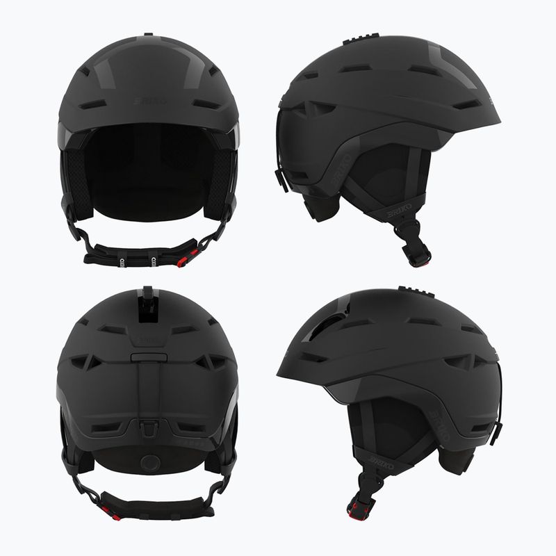 Ski helmet Briko Berg matt black 10