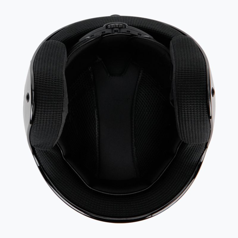 Children's ski helmet Briko Vulcano FIS 6.8 JR shiny black/orange 6