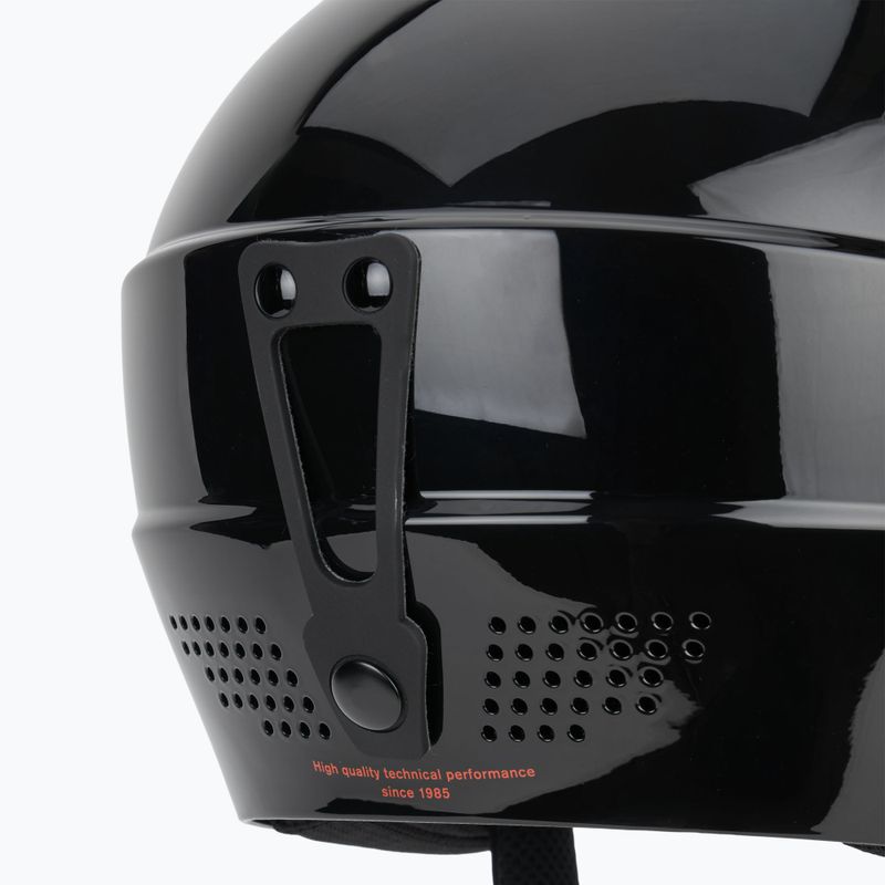 Children's ski helmet Briko Elias Jr shiny black/orange 8