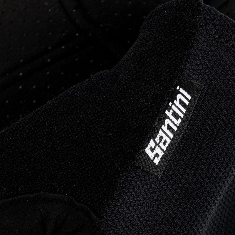 Santini Brisk cycling gloves black SP367RCLBRISKNES 3