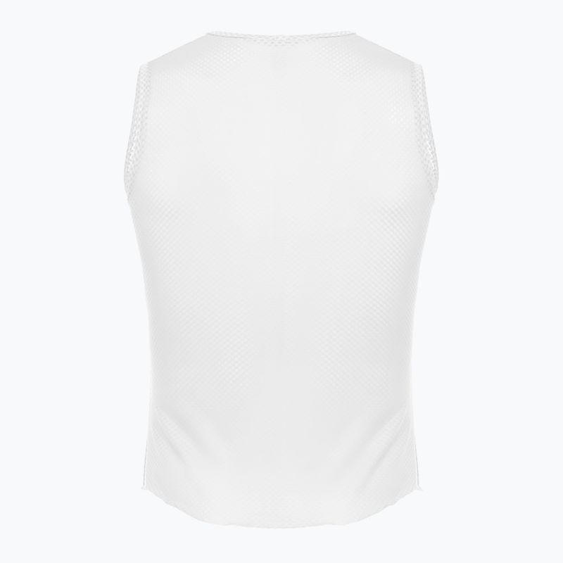 Men's Santini Sleeveless Baselayer Lieve cycling jersey white BM002GLLLIEVEBIXS 5