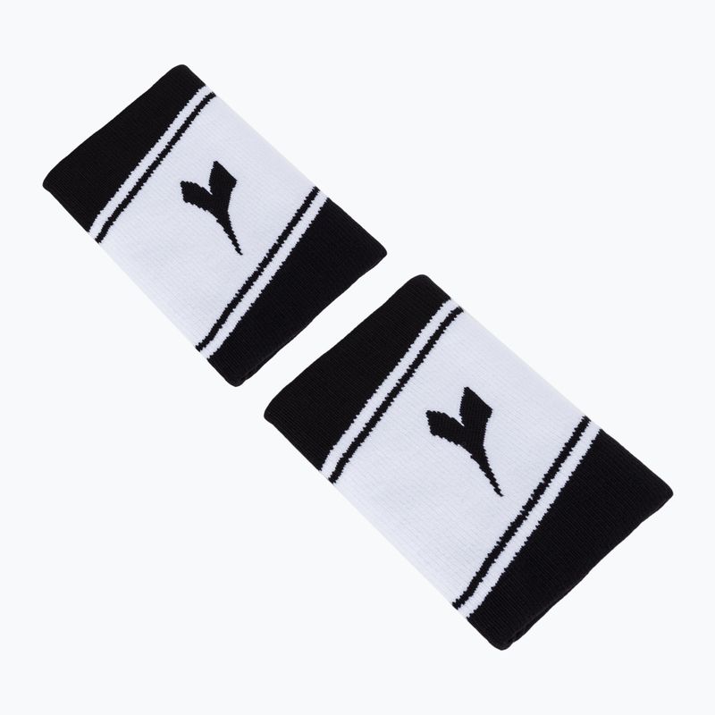 Diadora Wide Logo wrist wraps 2 pcs white and black 103.175650