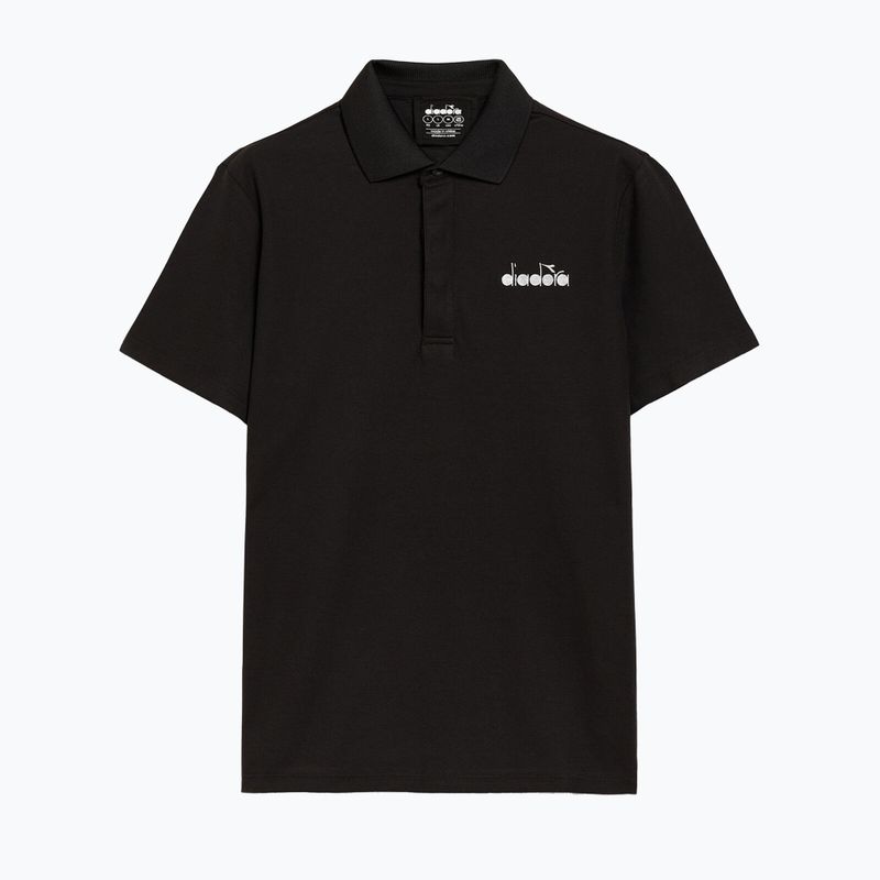 Men's tennis polo shirt Diadora Statement black 102.176856