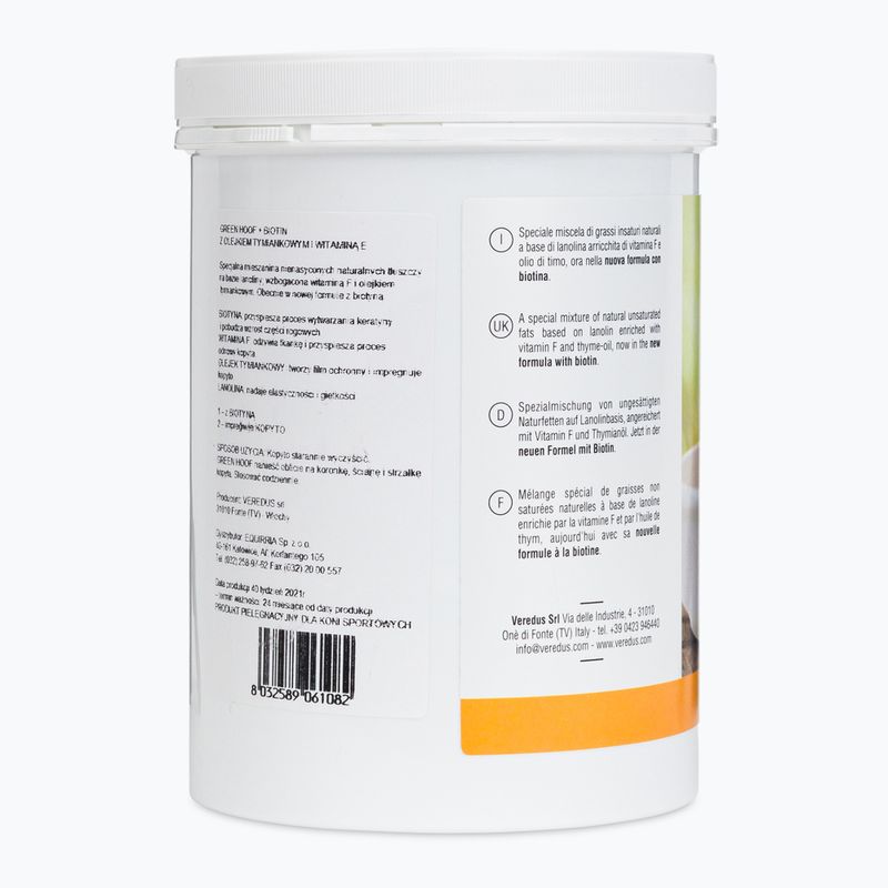 Hoof grease for horses Veredus Green Hoof 1 l GRH1 2