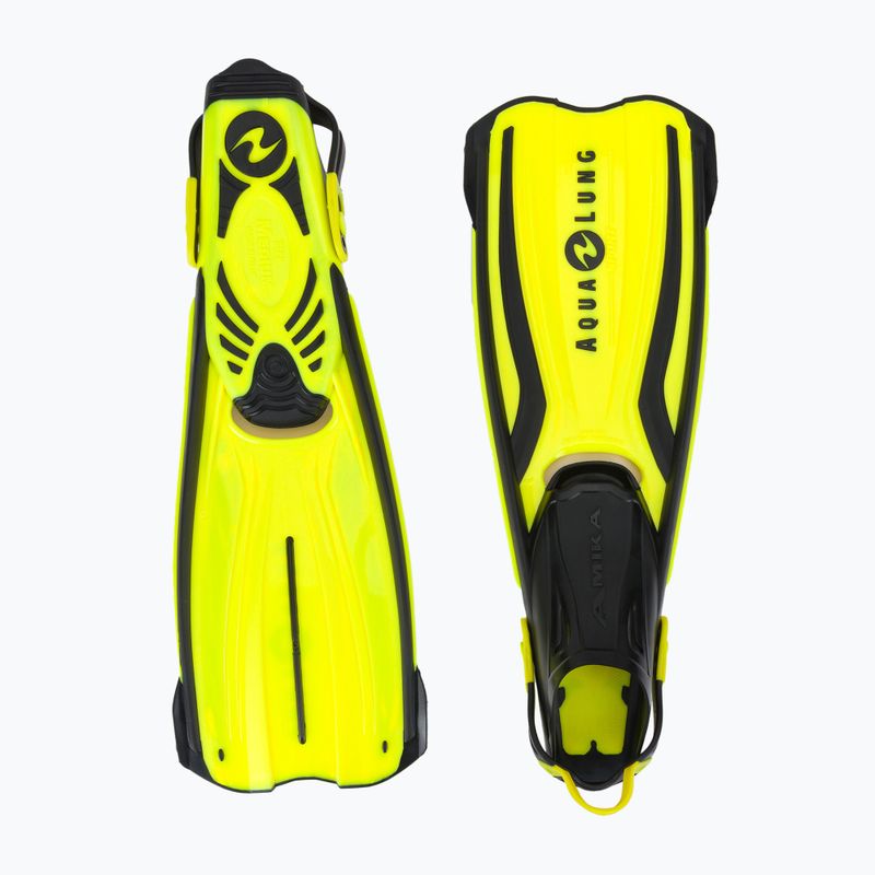 Aqualung Amika yellow diving fins FA271123 2