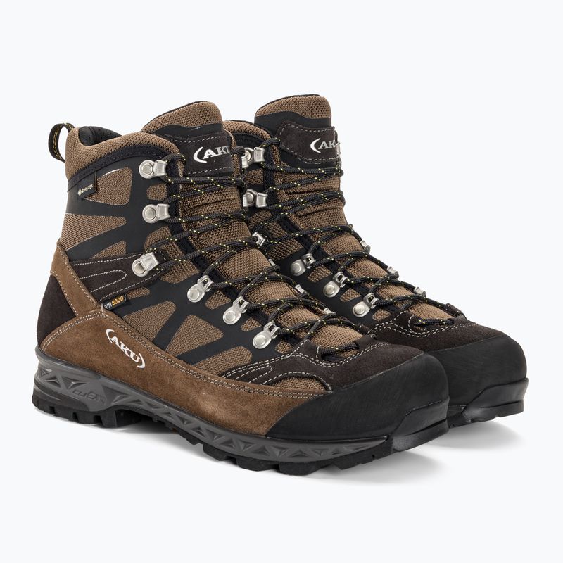 AKU Trekker Pro GTX brown/black men's trekking boots 4