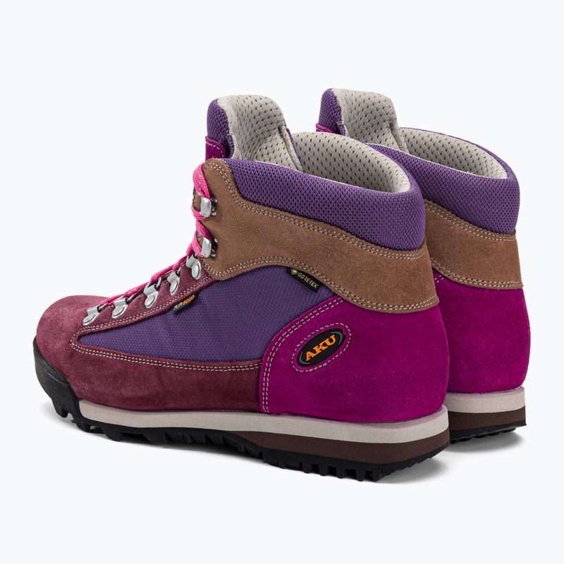 Women's trekking boots AKU Ultra Light Original GTX red-purple 365.20-589-4 3