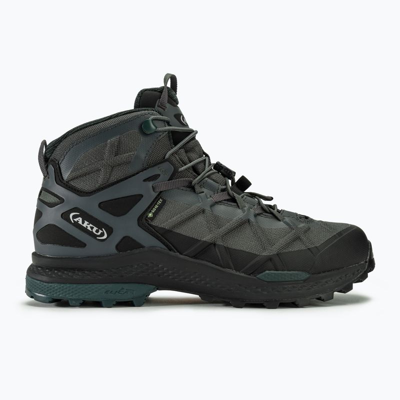 AKU men's hiking boots Rocket Mid DFS GTX grey/green 2