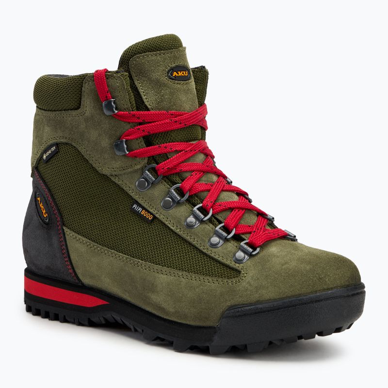 AKU Slope Micro GTX men's trekking boots military green/red