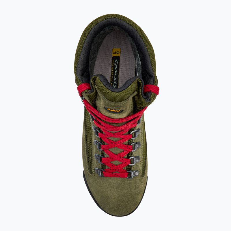 AKU Slope Micro GTX men's trekking boots military green/red 5