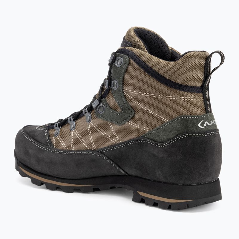 AKU Trekker Lite III Wide GTX men's trekking boots dark brown/anthracite 3