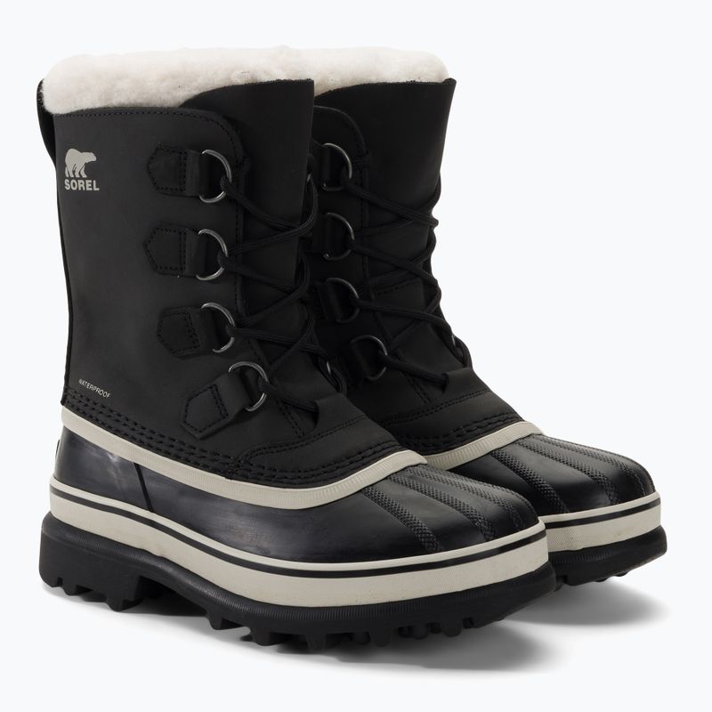 Women's trekking boots Sorel Caribou black/stone 4