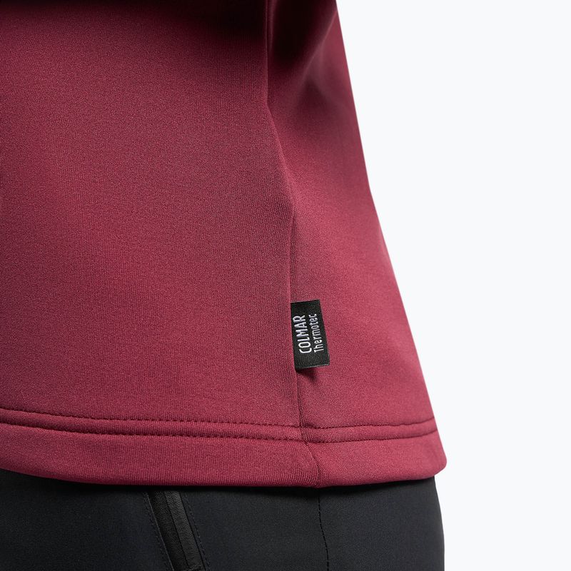 Women's Colmar fleece sweatshirt maroon 9334-5WU 6