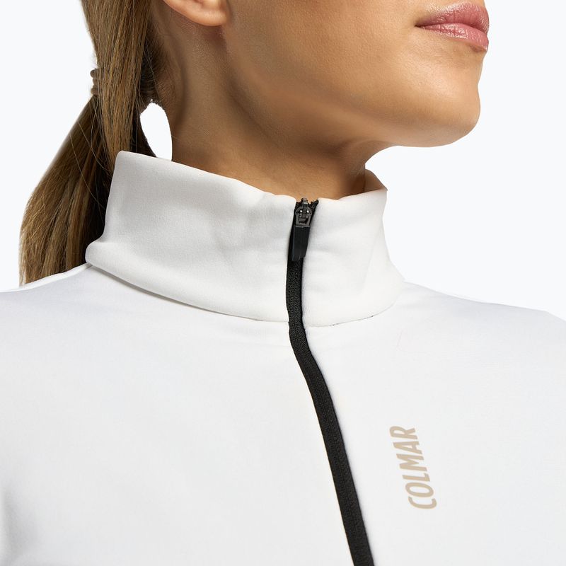 Women's Colmar fleece sweatshirt white 9335-5WU 5