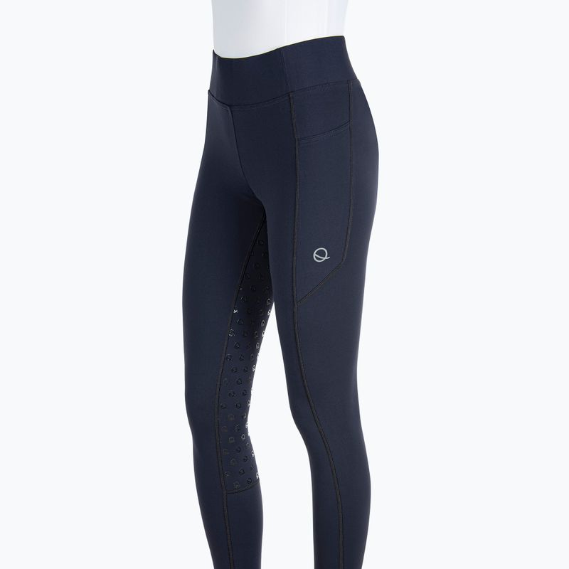 Women's equestrian leggings Eqode by Equiline Dodie navy blue N56001