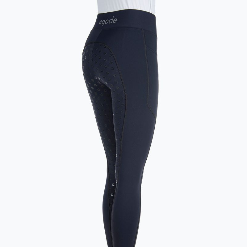 Women's equestrian leggings Eqode by Equiline Dodie navy blue N56001 2