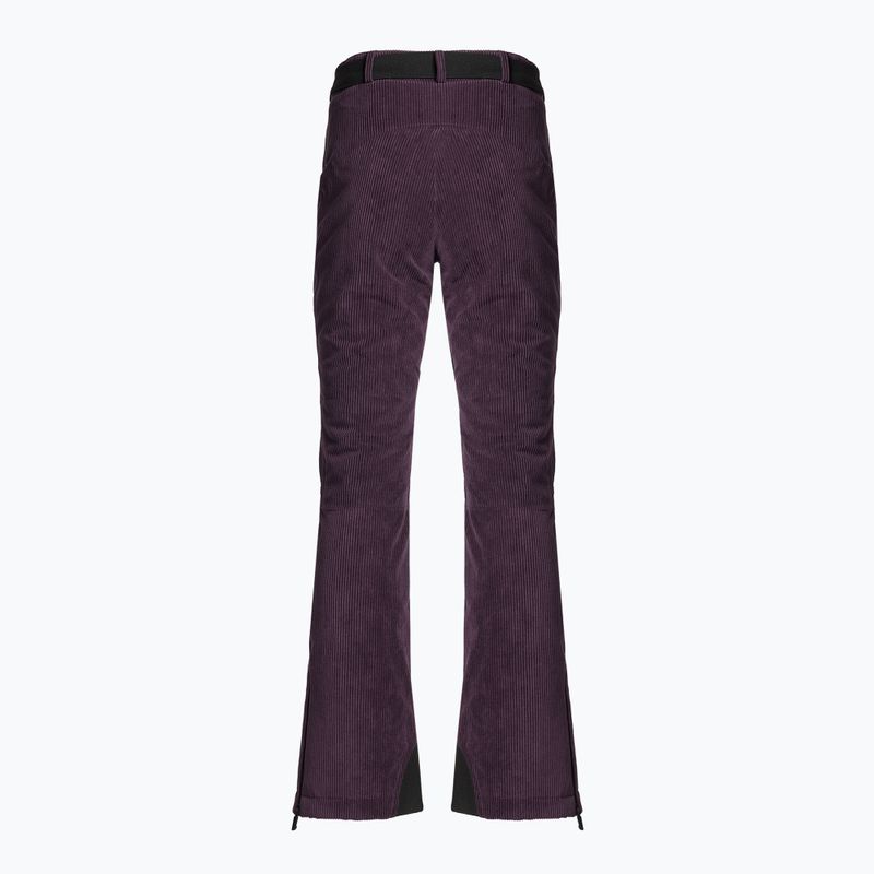 Women's ski trousers Colmar Corduroy blackberry 2