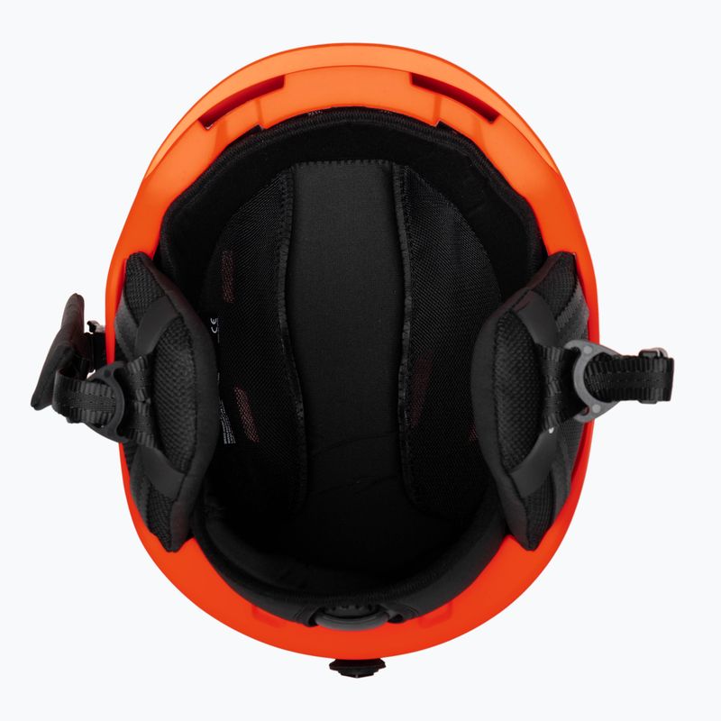 Briko Storm X matt orange/black ski helmet 6