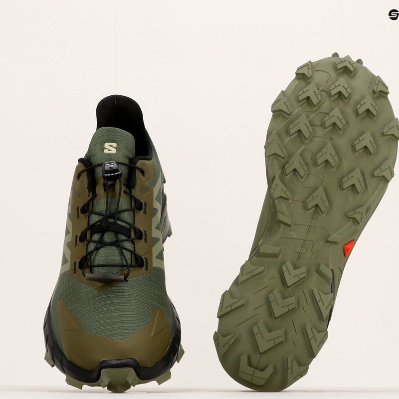 Men's running shoes Salomon Supercross 4 green L47205100 16