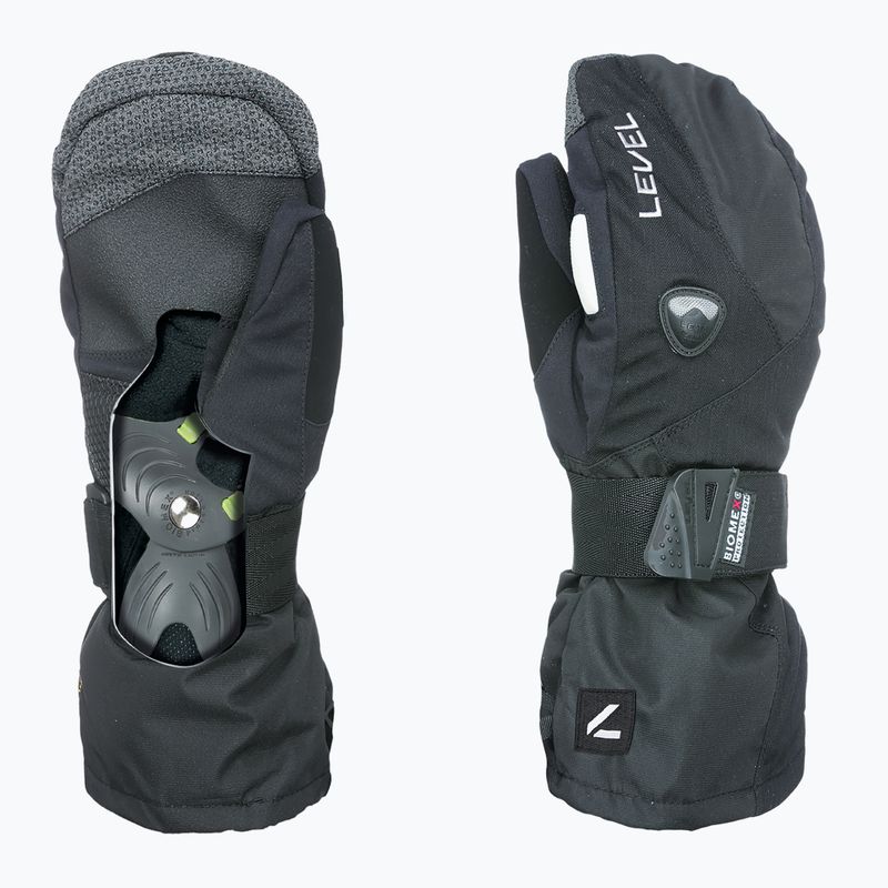 Men's snowboarding gloves Level Fly Mitt black