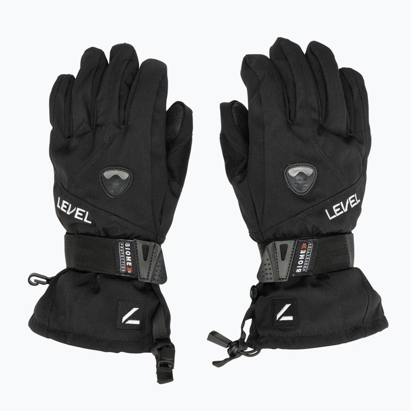 Level Fly JR children's ski glove black 3