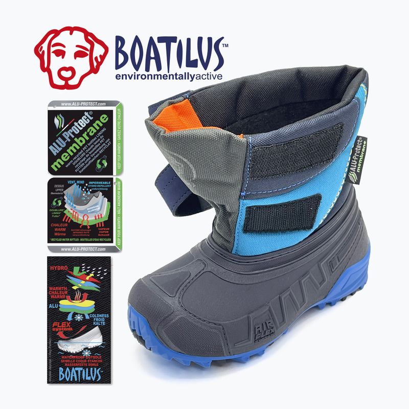Children's snow boots Boatilus Hybrid Sport 2 Velcro cobalt 8