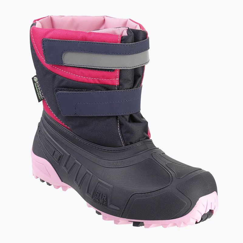 Children's snow boots Boatilus Hybrid Sport 2 Velcro fuxia 8