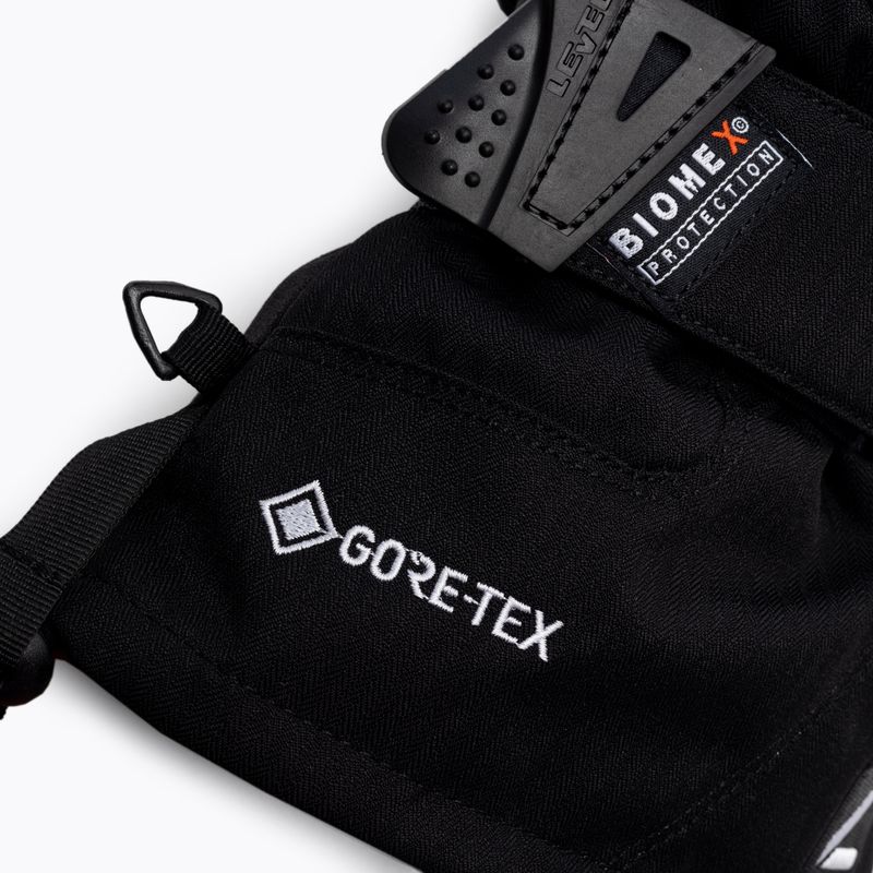 Men's Level Half Pipe Gore Tex snowboard gloves black 1011 4