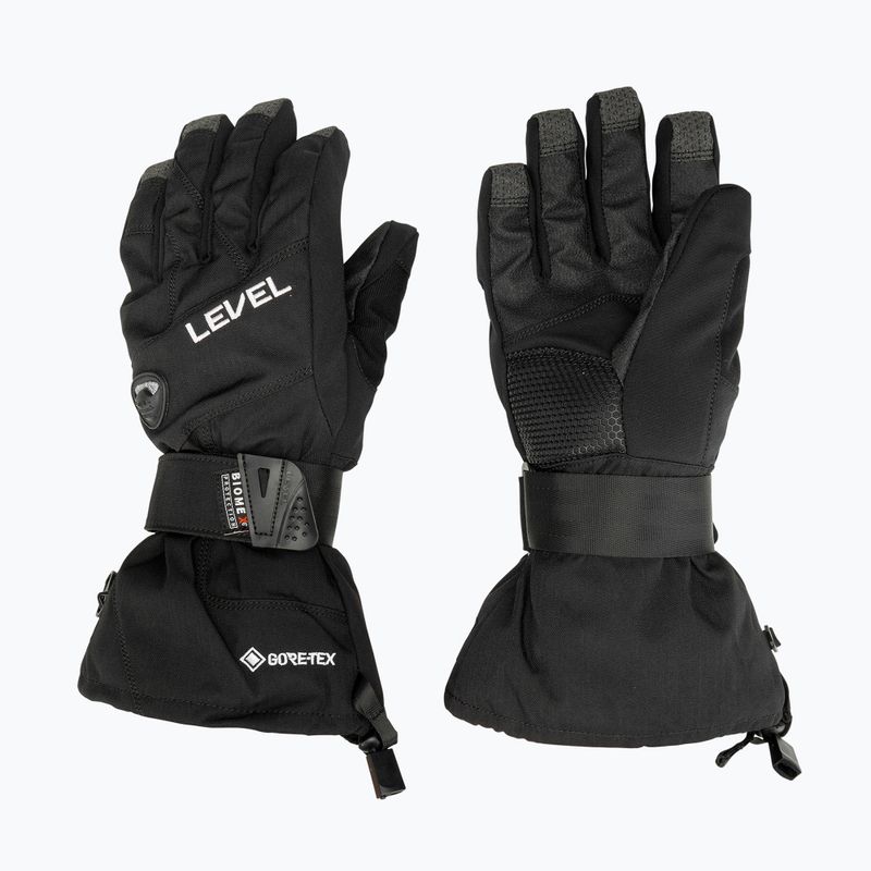 Men's Level Half Pipe Ski Gloves Gore-Tex black