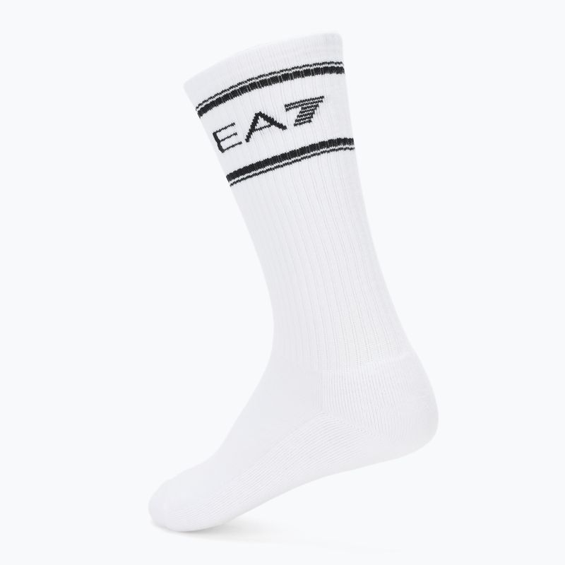 Socks EA7 Emporio Armani Train Socks Sponge 3 pairs white / white / white 2