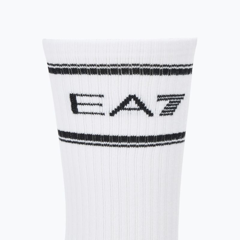 Socks EA7 Emporio Armani Train Socks Sponge 3 pairs white / white / white 3