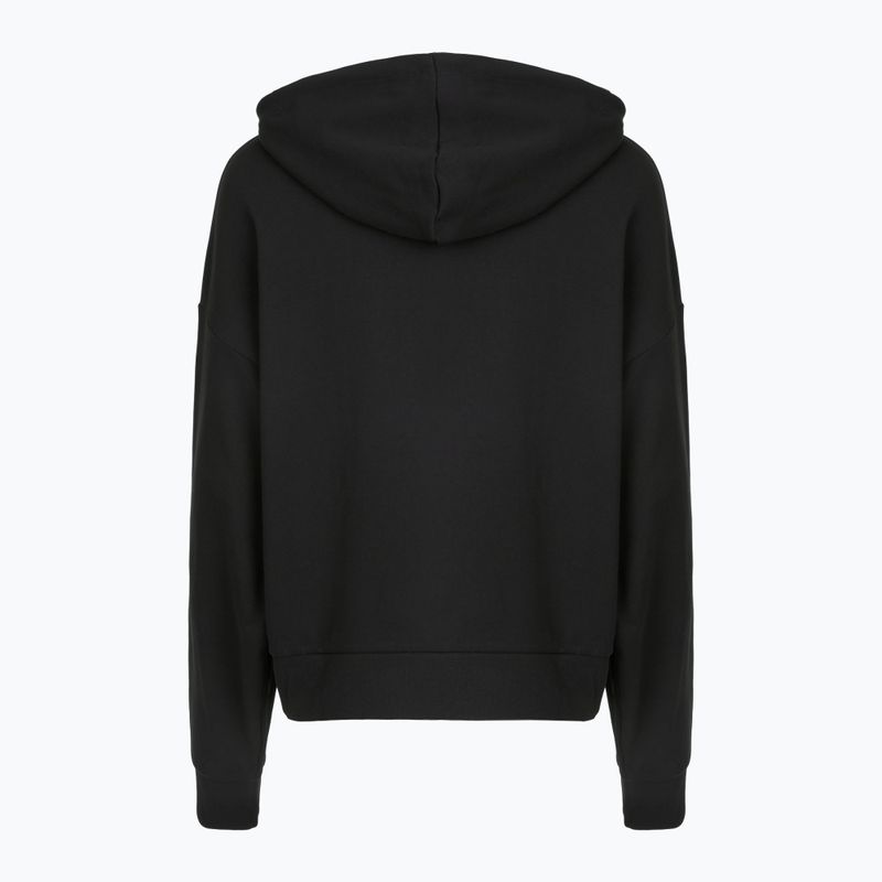 Women's tracksuit EA7 Emporio Armani Train Visibility Zip black / silver 4