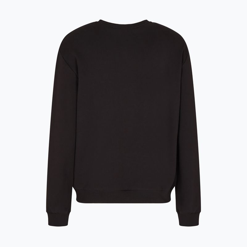 Men's sweatshirt EA7 Emporio Armani Train Logo Series T-Top Big Logo black 2