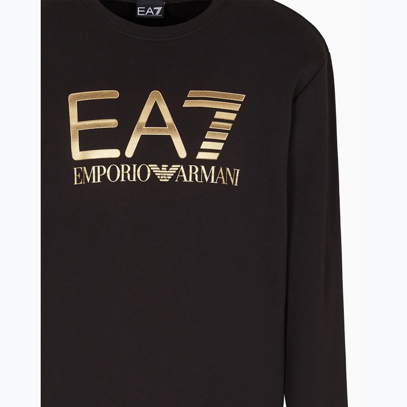 Men's sweatshirt EA7 Emporio Armani Train Logo Series T-Top Big Logo black 3